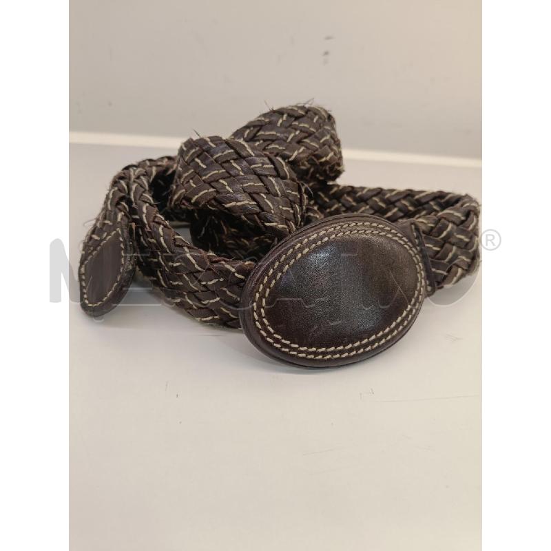CINTURA BOTTEGA VENETA MARRONE INTRECCI | Mercatino dell'Usato Roma gregorio vii 2