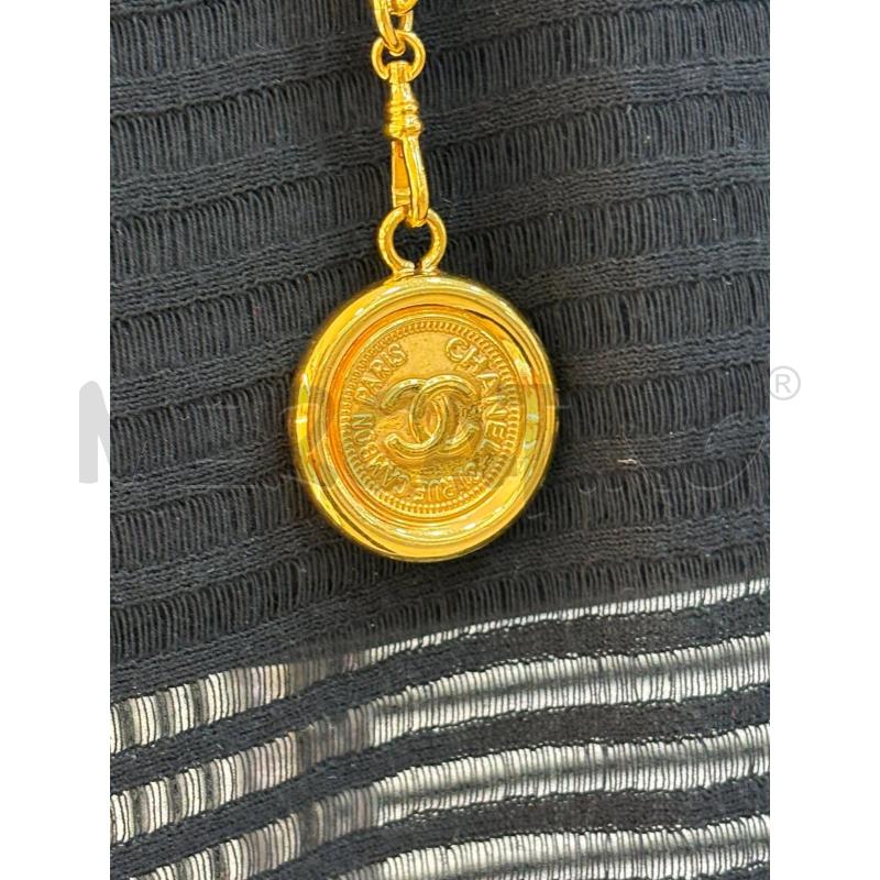 CINTURA CHANEL CATENA MEDALLION CC DORATA | Mercatino dell'Usato Roma gregorio vii 3