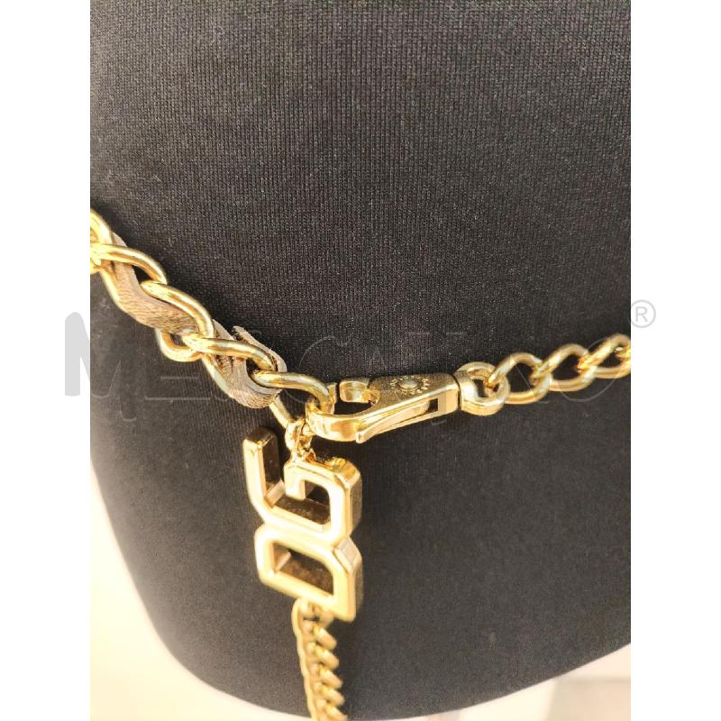 CINTURA DOLCE E GABBANA ANTRACIDE CATENA LOGO DORATO | Mercatino dell'Usato Roma gregorio vii 2