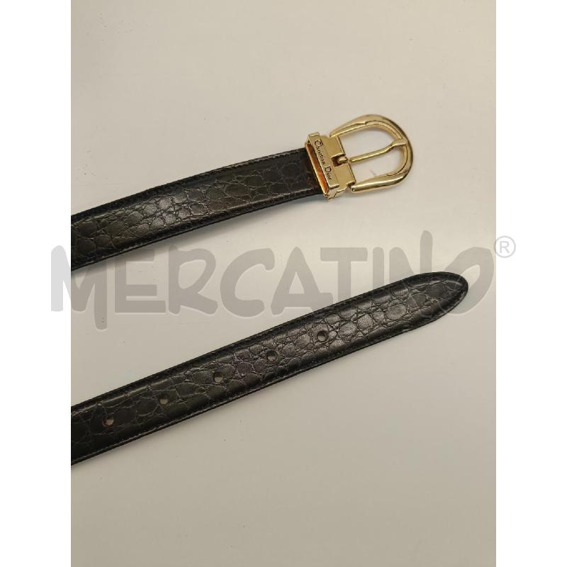 CINTURA DONNA CHRISTIAN DIOR NERA  | Mercatino dell'Usato Roma gregorio vii 1