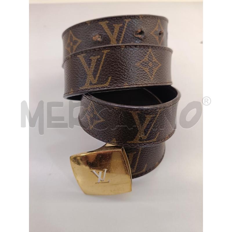 CINTURA DONNA LOUIS VUITTON MONOGRAM FIBBIA DORATA | Mercatino dell'Usato Roma gregorio vii 1