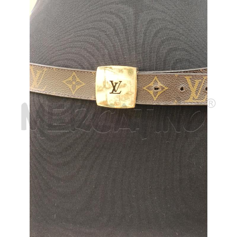 CINTURA DONNA LOUIS VUITTON MONOGRAM FIBBIA DORATA | Mercatino dell'Usato Roma gregorio vii 3
