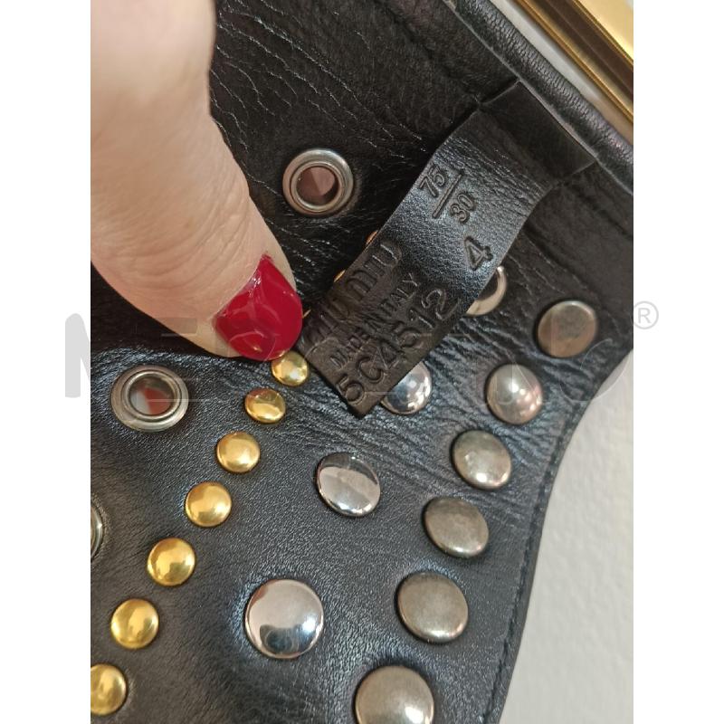 CINTURA DONNA MIU MIU NERA BORCHIE | Mercatino dell'Usato Roma gregorio vii 3