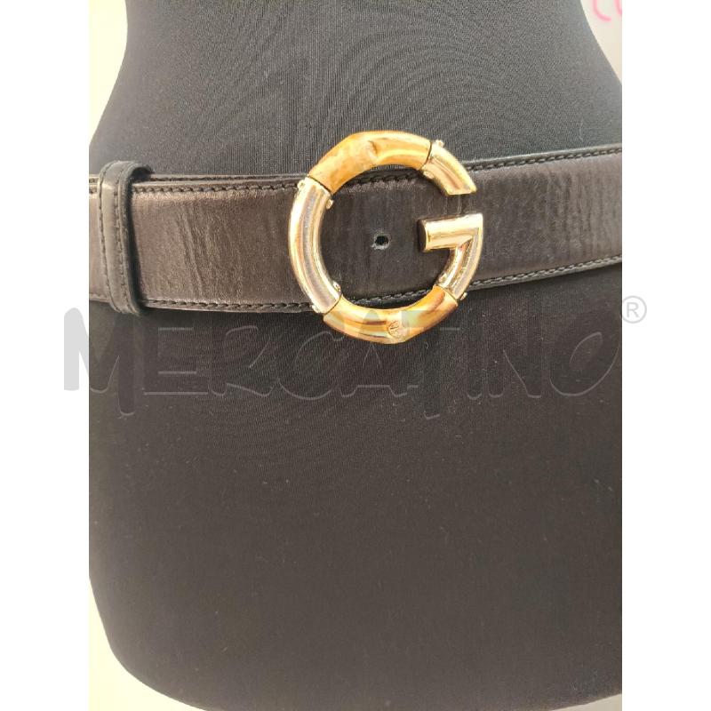 CINTURA GUCCI BAMBOO G NERA  | Mercatino dell'Usato Roma gregorio vii 2