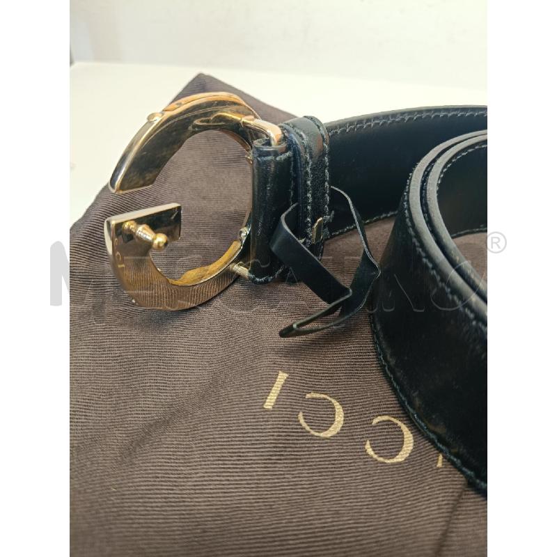 CINTURA GUCCI BAMBOO G NERA  | Mercatino dell'Usato Roma gregorio vii 3