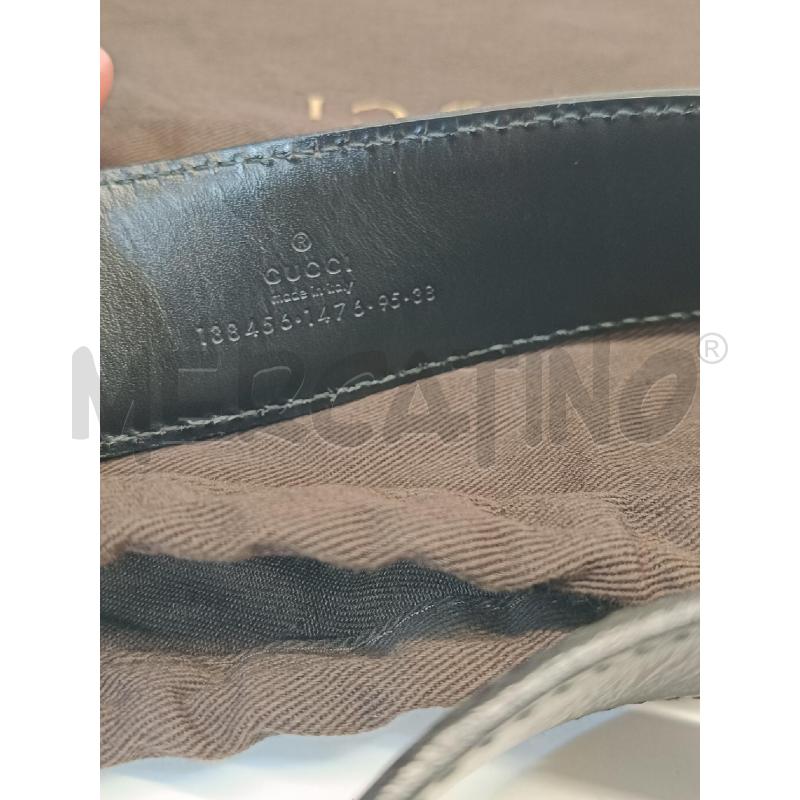 CINTURA GUCCI BAMBOO G NERA  | Mercatino dell'Usato Roma gregorio vii 5