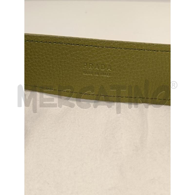CINTURA PRADA VERDE PELLE | Mercatino dell'Usato Roma gregorio vii 3