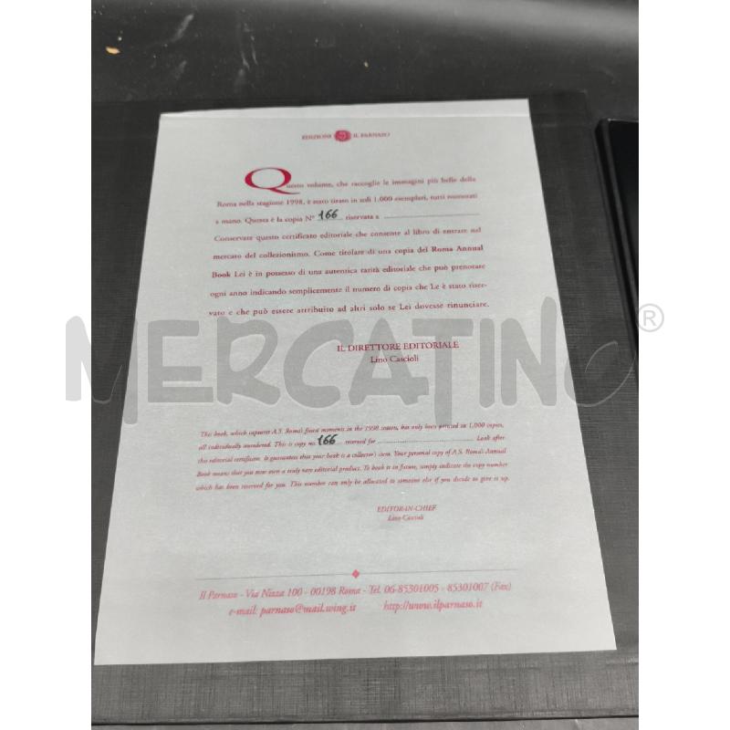 COFANETTO ROMA ANNUAL BOOK 98 NUMERO | Mercatino dell'Usato Roma gregorio vii 2