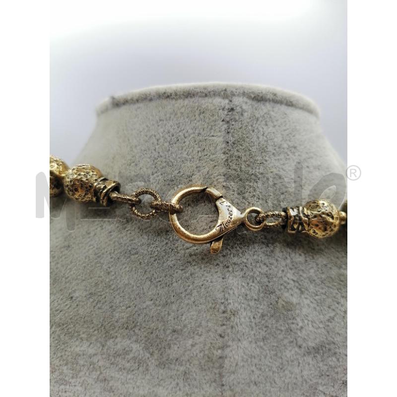 COLLANA ALCOZER SFERE GRIGIE | Mercatino dell'Usato Roma gregorio vii 2