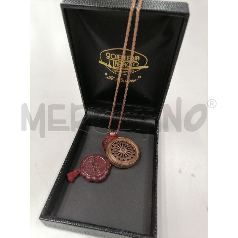 COLLANA COLOR RAME CIONDOLO TIMONE  | Mercatino dell'Usato Roma gregorio vii 1