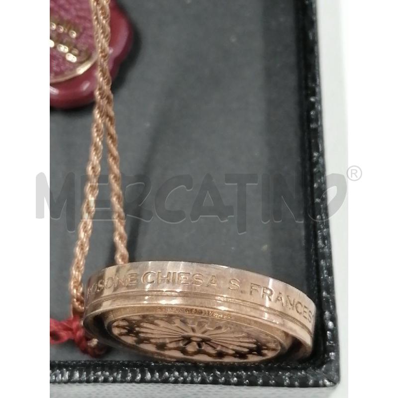 COLLANA COLOR RAME CIONDOLO TIMONE  | Mercatino dell'Usato Roma gregorio vii 2