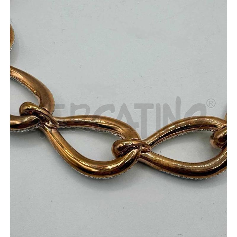 COLLANA SWAROVSKY CATENA BRONZO OVALI STRASS CRISTALLI | Mercatino dell'Usato Roma gregorio vii 4