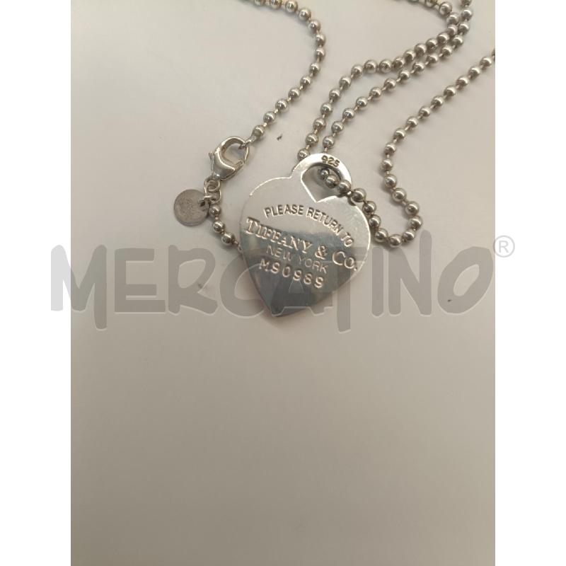 COLLANA TIFFANY&CO RETURN CUORE SFERE | Mercatino dell'Usato Roma gregorio vii 3