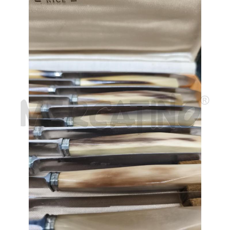 COLTELLI PZ. 12 MANICO OSSO  | Mercatino dell'Usato Roma gregorio vii 3