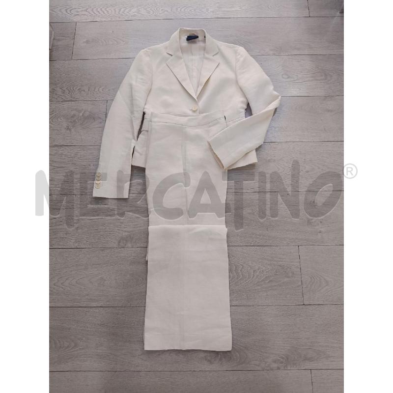 COMPLETO DONNA ASPESI CREMA LINO | Mercatino dell'Usato Roma gregorio vii 1