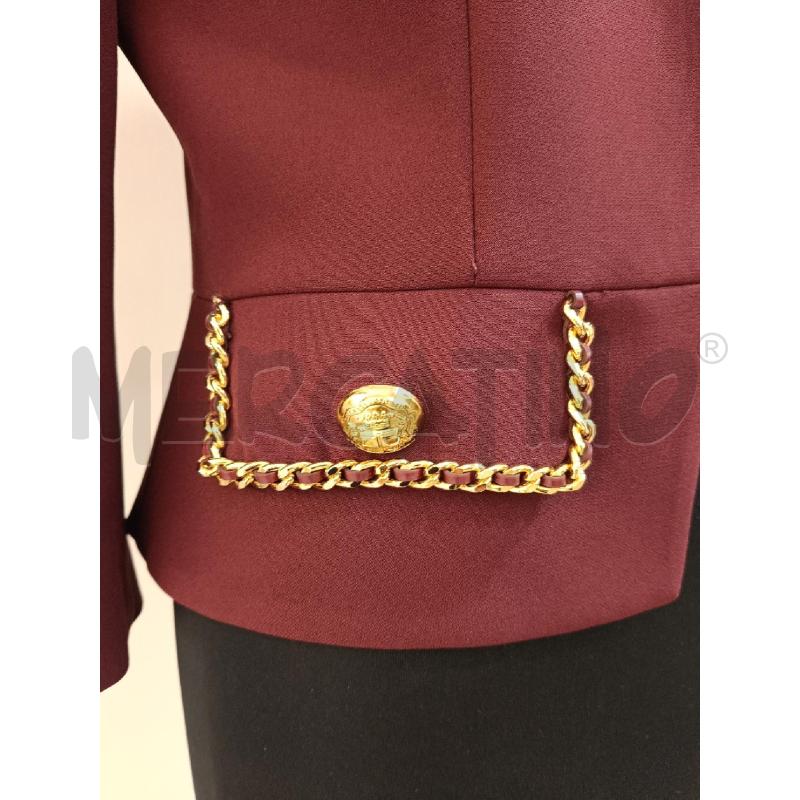COMPLETO DONNA ELISABETTA FRANCHI BORDEAUX CATENE | Mercatino dell'Usato Roma gregorio vii 5