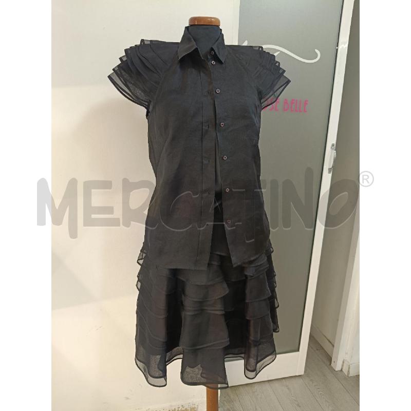 COMPLETO DONNA HUGO BOSS NERO SETA CAMICIA+CANOTTA+GONNA | Mercatino dell'Usato Roma gregorio vii 2