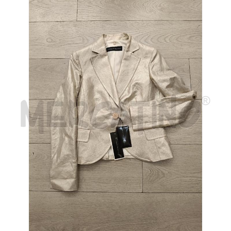 COMPLETO DONNA MASSIMO REBECCHI DORATO GIACCA+PANTALONE | Mercatino dell'Usato Roma gregorio vii 2