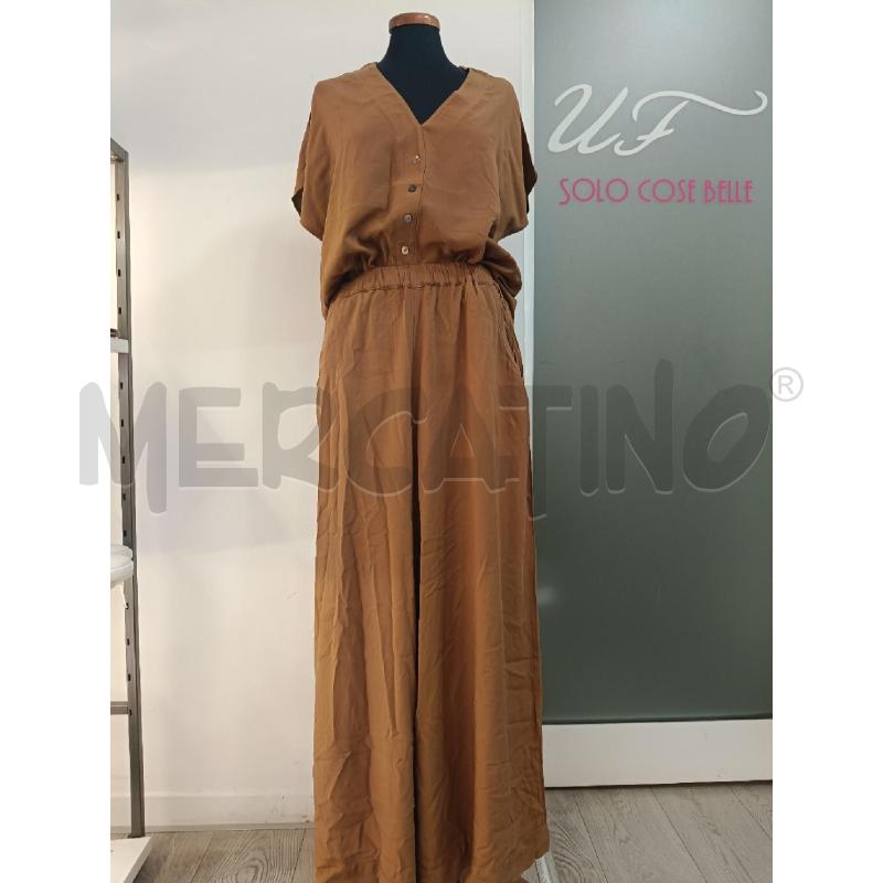 COMPLETO DONNA SOUVENIR MARRONE CAMICIA+PANTALONE | Mercatino dell'Usato Roma gregorio vii 1