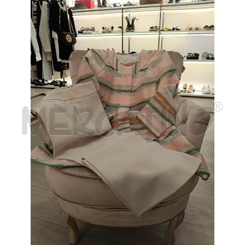 COMPLETO INTREND ROSA NUDE E VERDE  | Mercatino dell'Usato Roma gregorio vii 1