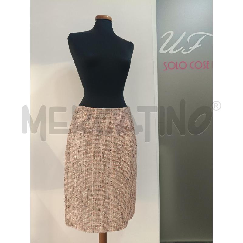 COMPLETO PRADA BOUCLE ROSSO GRIGIO  | Mercatino dell'Usato Roma gregorio vii 4