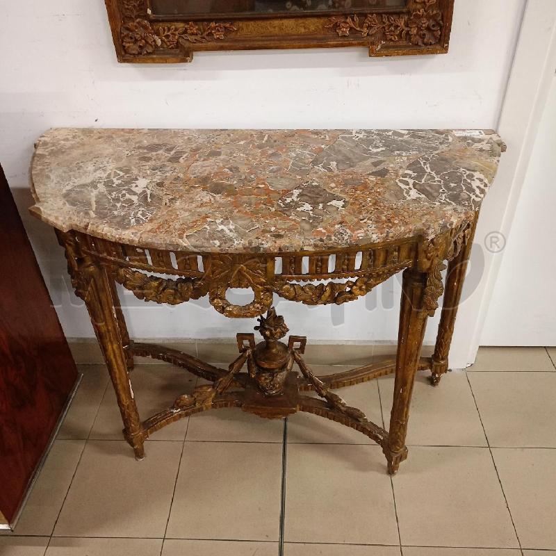 CONSOLLE P. MARMO + SPECCHIERA CON FREGI | Mercatino dell'Usato Roma gregorio vii 2