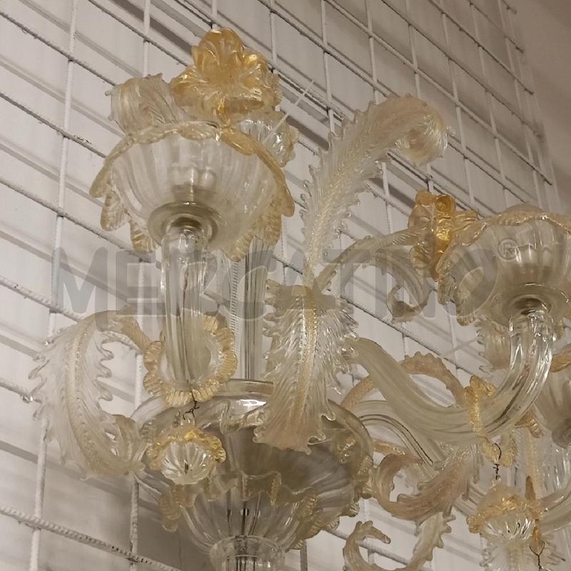 COPPIA APPLIQUE MURANO DORATO 3 LUCI CADAUNA | Mercatino dell'Usato Roma gregorio vii 3