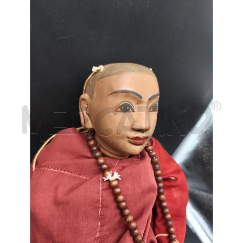 COPPIA BURATTINI LEGNO TERRACOTTA TIBETANI | Mercatino dell'Usato Roma gregorio vii 3