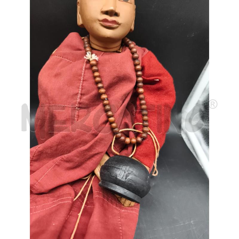 COPPIA BURATTINI LEGNO TERRACOTTA TIBETANI | Mercatino dell'Usato Roma gregorio vii 5