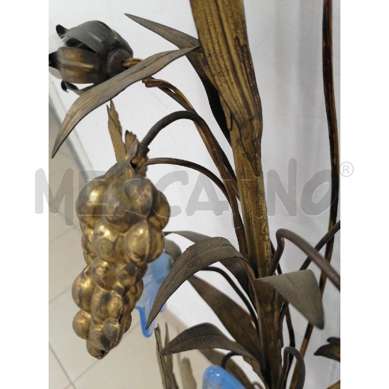 COPPIA LAMPADE 113 CM ANNI 30 FIORI BLU | Mercatino dell'Usato Roma gregorio vii 3