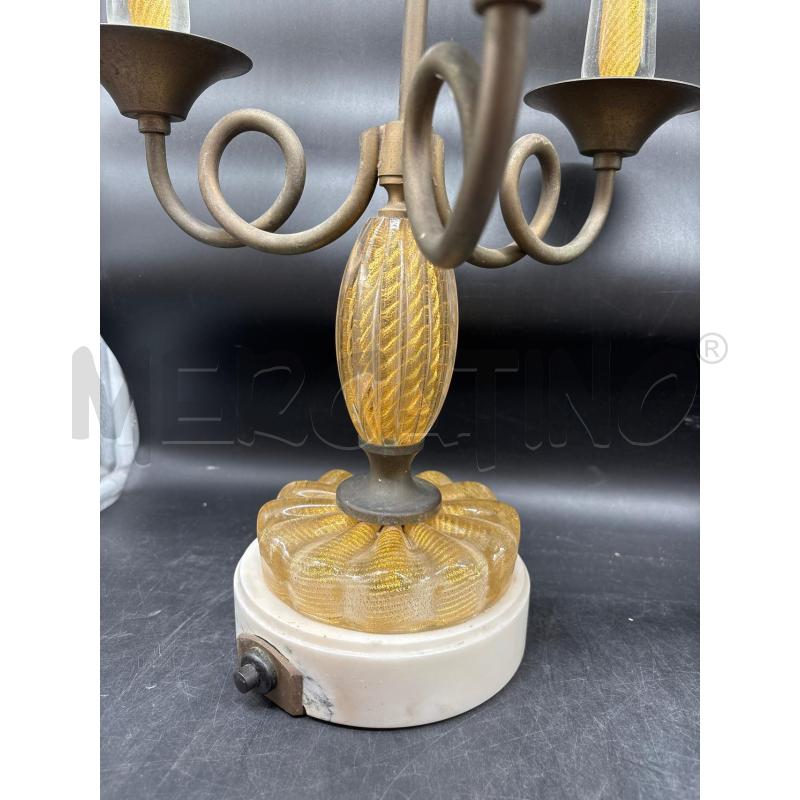 COPPIA LUMI SEGUSO MARMO MURANO 64X35 | Mercatino dell'Usato Roma gregorio vii 2