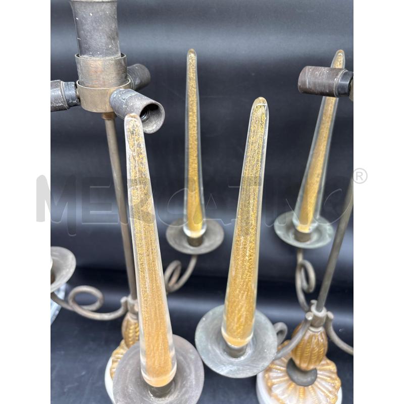 COPPIA LUMI SEGUSO MARMO MURANO 64X35 | Mercatino dell'Usato Roma gregorio vii 3