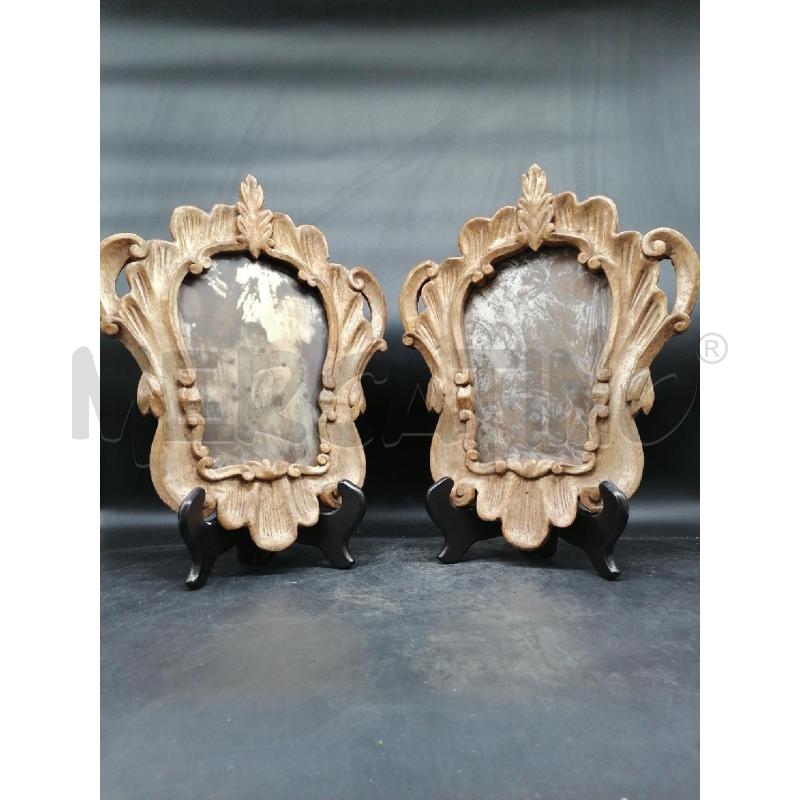 COPPIA SPECCHI ANTICHI DORATI 36 CM | Mercatino dell'Usato Roma gregorio vii 1