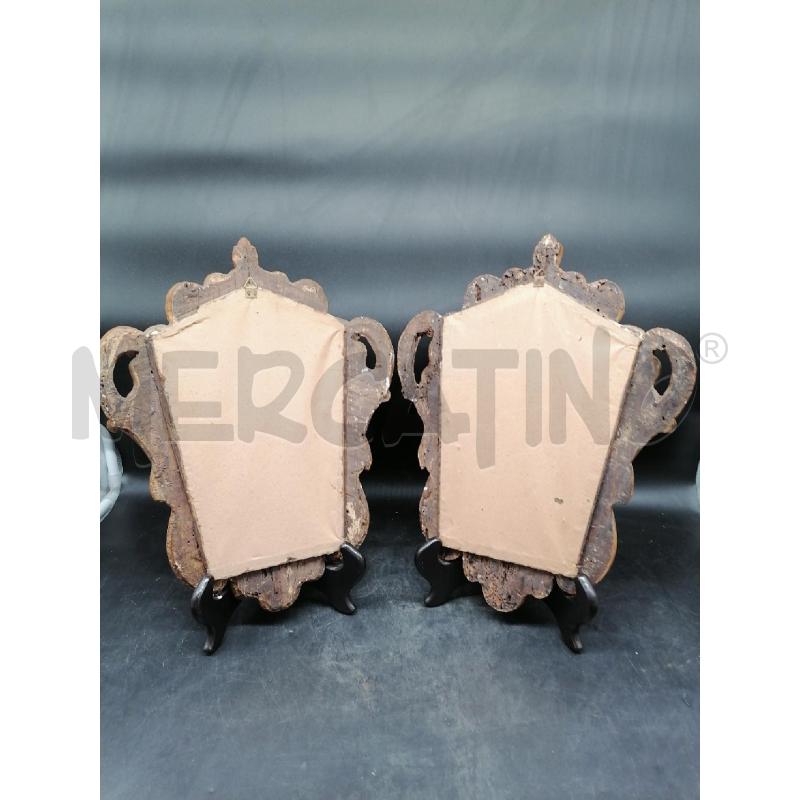 COPPIA SPECCHI ANTICHI DORATI 36 CM | Mercatino dell'Usato Roma gregorio vii 4