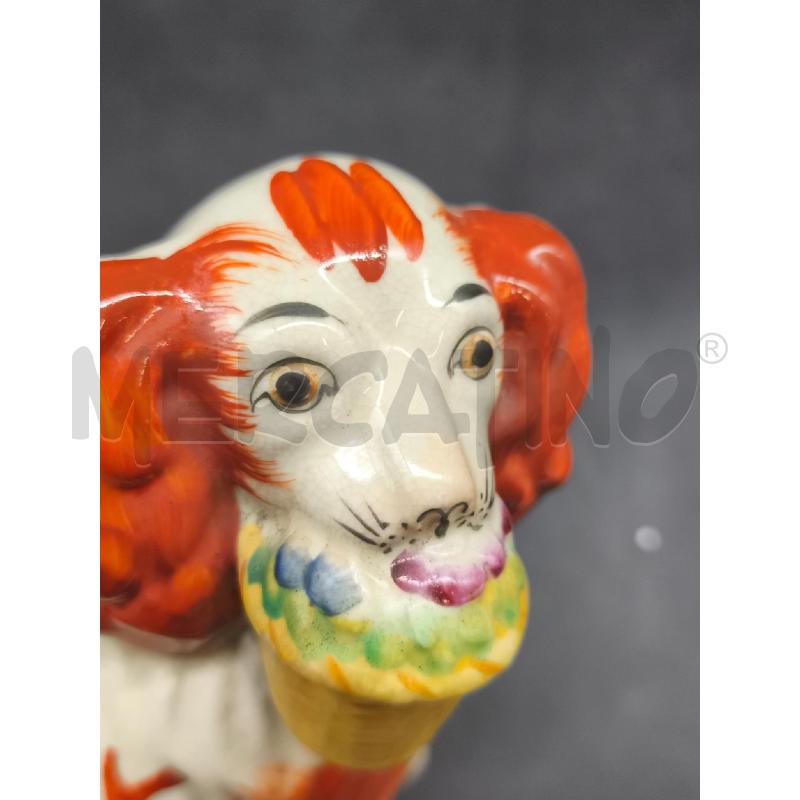 COPPIA STATUINE CANI ROSSI  | Mercatino dell'Usato Roma gregorio vii 2