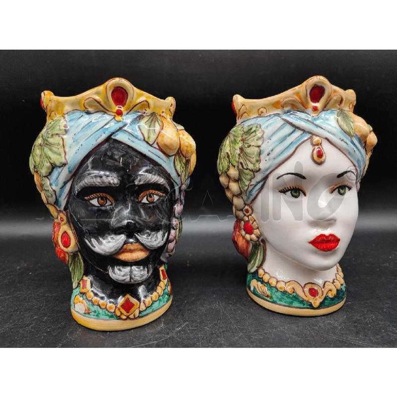 COPPIA TESTE CERAMIKALE ORTIGIA 15 CM | Mercatino dell'Usato Roma gregorio vii 2