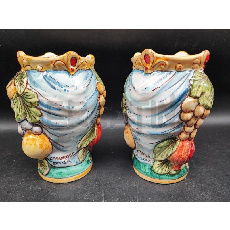 COPPIA TESTE CERAMIKALE ORTIGIA 15 CM | Mercatino dell'Usato Roma gregorio vii 3