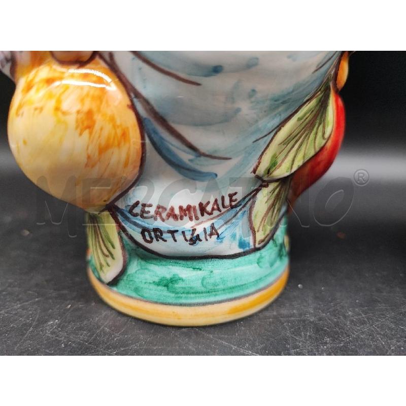 COPPIA TESTE CERAMIKALE ORTIGIA 15 CM | Mercatino dell'Usato Roma gregorio vii 4