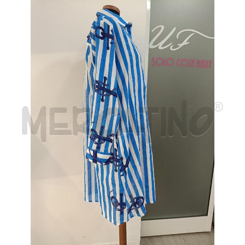COPRI COSTUME ANTICA SARTORIA GIACOMO CINQUE BLU RIGHE CATENE | Mercatino dell'Usato Roma gregorio vii 2