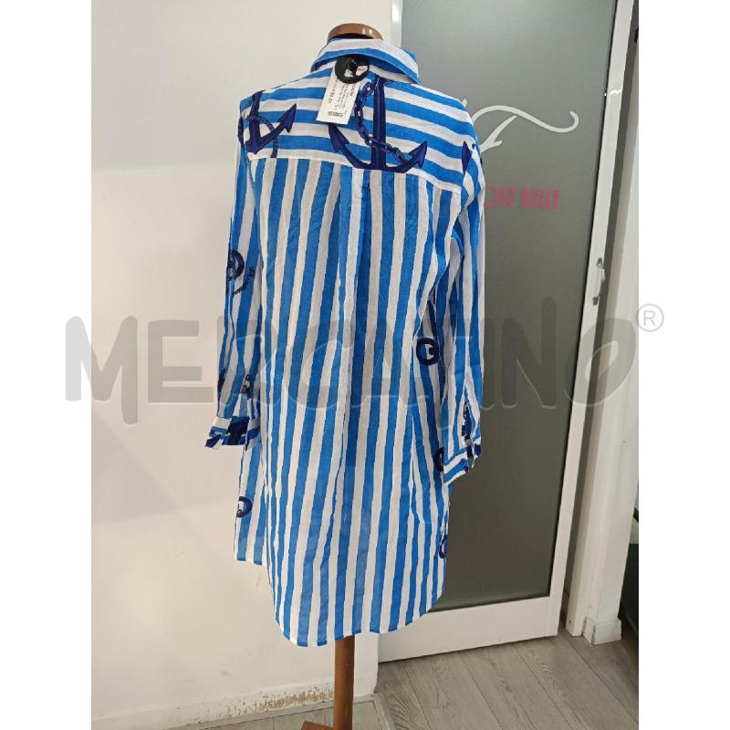 COPRI COSTUME ANTICA SARTORIA GIACOMO CINQUE BLU RIGHE CATENE | Mercatino dell'Usato Roma gregorio vii 4