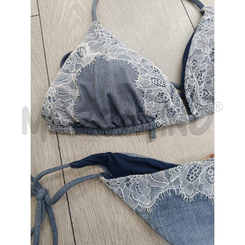 COSTUME DONNA ERMANNO SCERVINO DENIM PIZZO BIANCO | Mercatino dell'Usato Roma gregorio vii 2