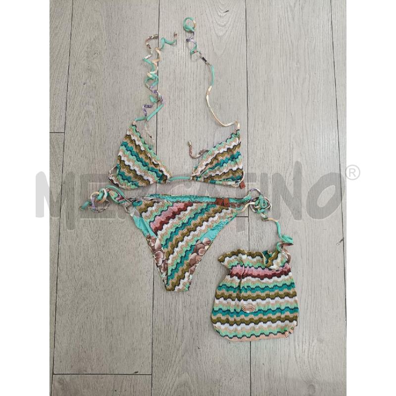 COSTUME DONNA MISSONI VERDE ACQUA COLORATO | Mercatino dell'Usato Roma gregorio vii 1