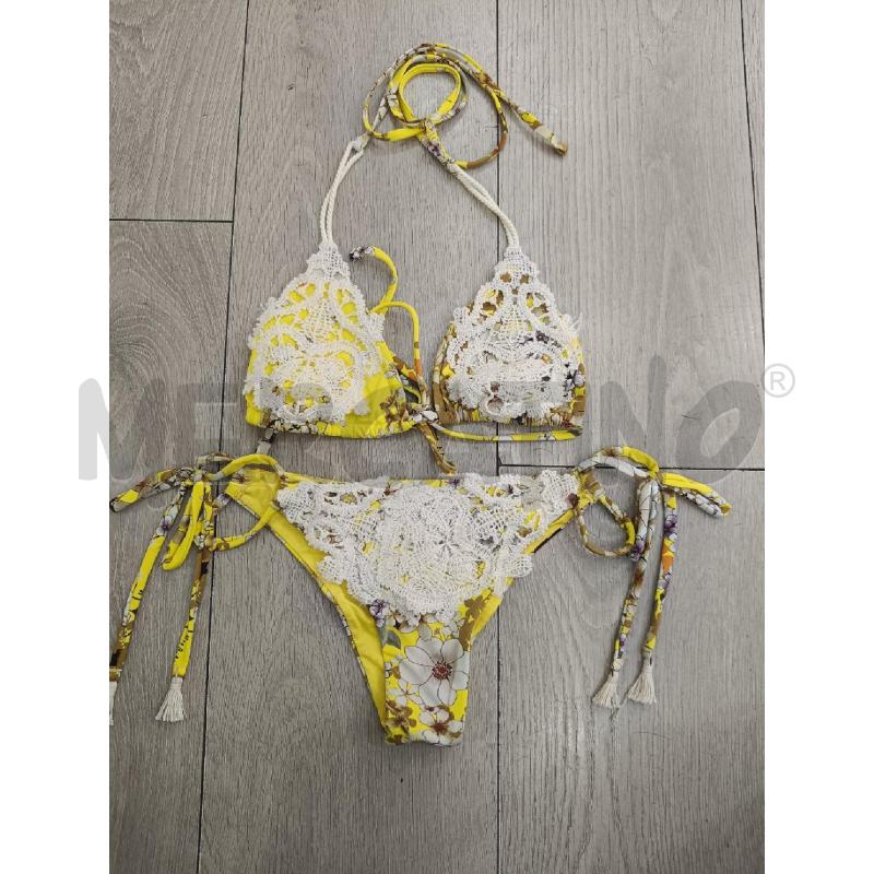 COSTUME DONNA MISS BIKINI GIALLO FIORI CROCHET | Mercatino dell'Usato Roma gregorio vii 1