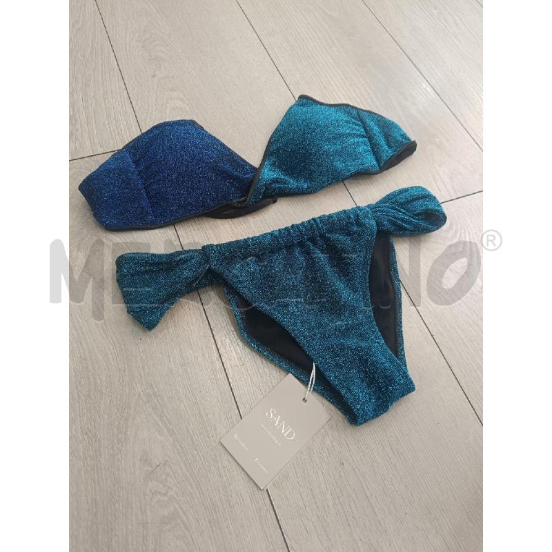 COSTUME DONNA SAND LUREX BLU DUE PEZZI | Mercatino dell'Usato Roma gregorio vii 2