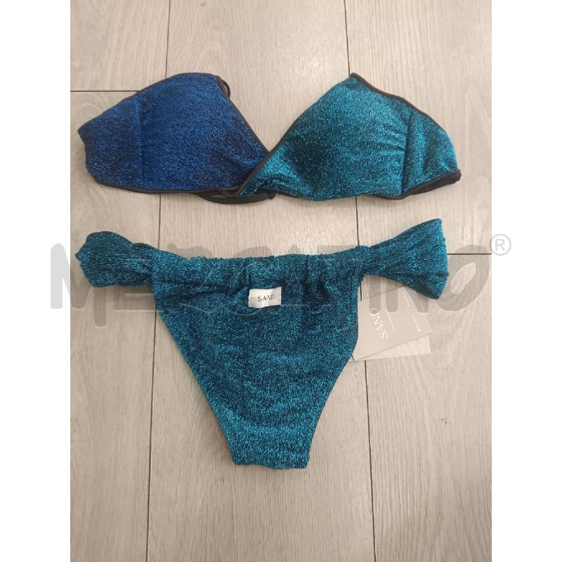 COSTUME DONNA SAND LUREX BLU DUE PEZZI | Mercatino dell'Usato Roma gregorio vii 3