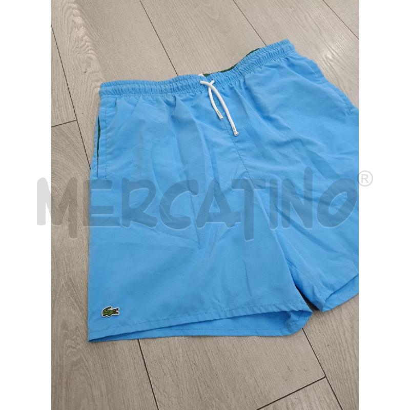 COSTUME LACOSTE CELESTE INT BORDO VERDE | Mercatino dell'Usato Roma gregorio vii 2
