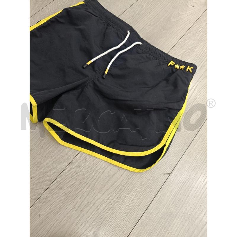COSTUME UOMO F**K NERO BORDI GIALLI | Mercatino dell'Usato Roma gregorio vii 2
