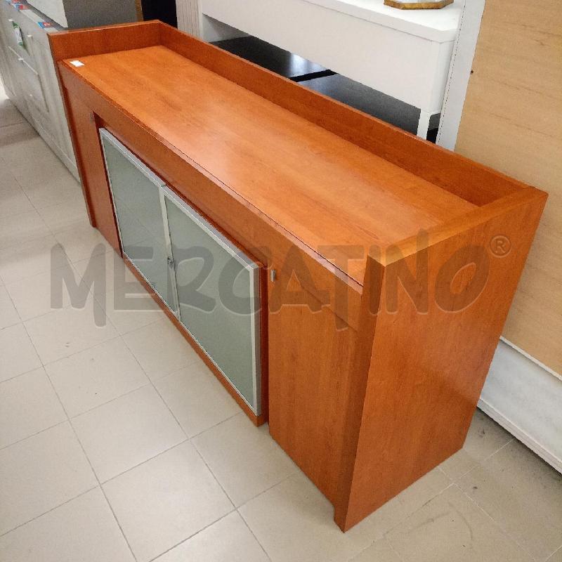 CREDENZA CILIEGIO CON TAVOLO ESTRAIBILE | Mercatino dell'Usato Roma gregorio vii 1