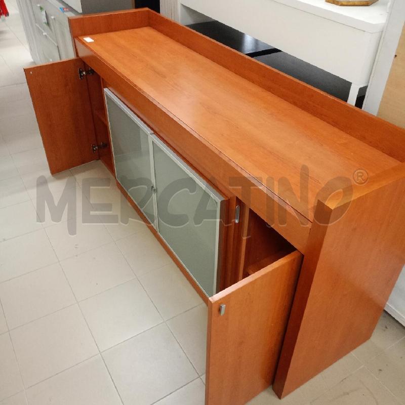 CREDENZA CILIEGIO CON TAVOLO ESTRAIBILE | Mercatino dell'Usato Roma gregorio vii 2