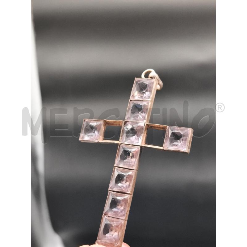 CROCIFISSO ARG PIETRE VIOLA DA RIV 12 CM | Mercatino dell'Usato Roma gregorio vii 3